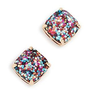 Kate Spade small glitter stud earrings